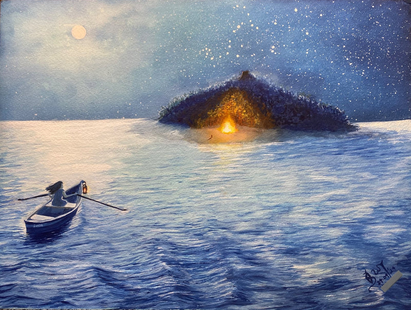 Moonlit voyage